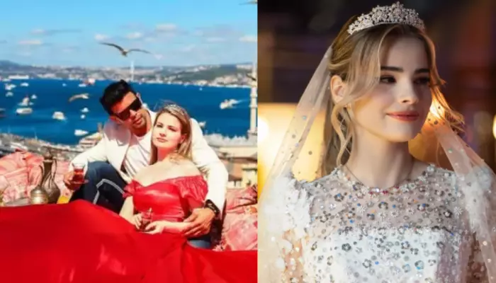 Sahil Khan’s Wife, Milena Alexandra Looks Like Fairy In White Gown With Crown, Veil For Her Wedding