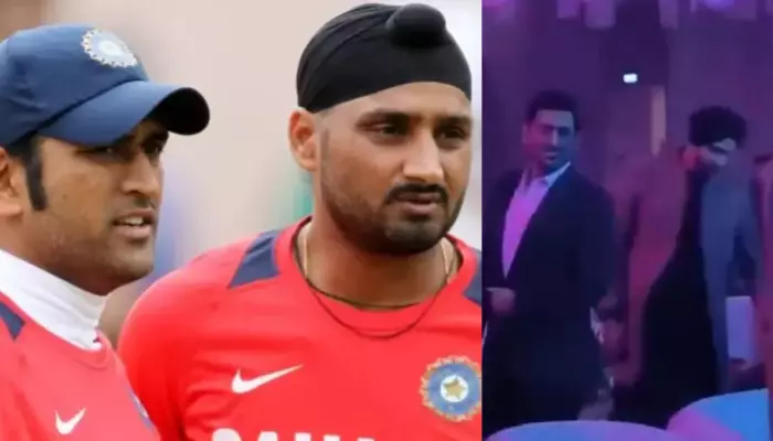 Harbhajan Singh Awkwardly Meets MS Dhoni Months After His ‘No Contact For Ten Years’ Remark