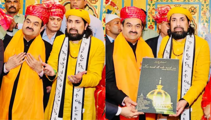 Gautam Adani Visits Ajmer Sharif Dargah With Wife,…