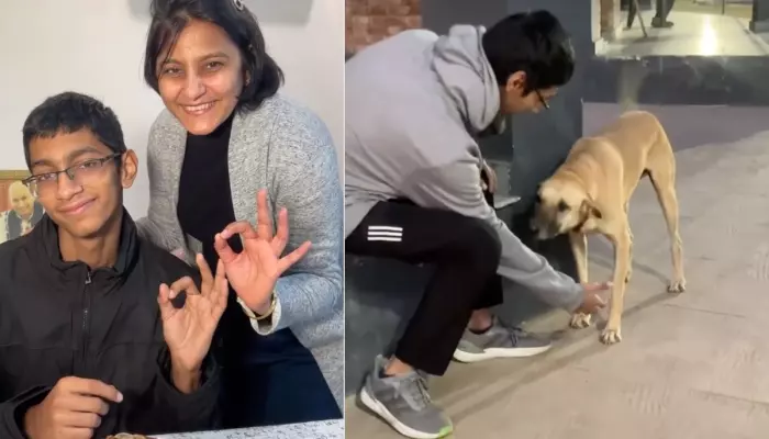 Chatori Rajani Jain’s Son’s Last Post Surfaces As He Played With Street Dog A Week Before Death