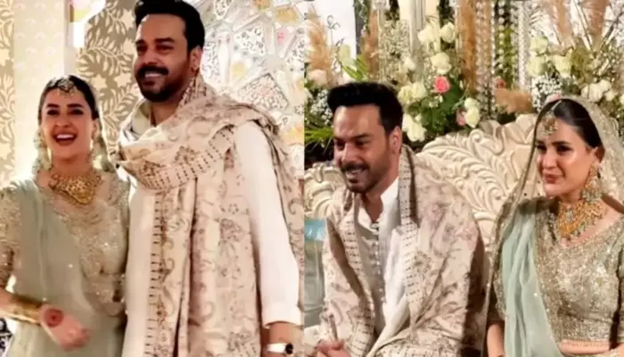 Pakistani Actress, Kubra Khan’s Intimate Wedding Pictures With Gohar Rasheed Surfaces