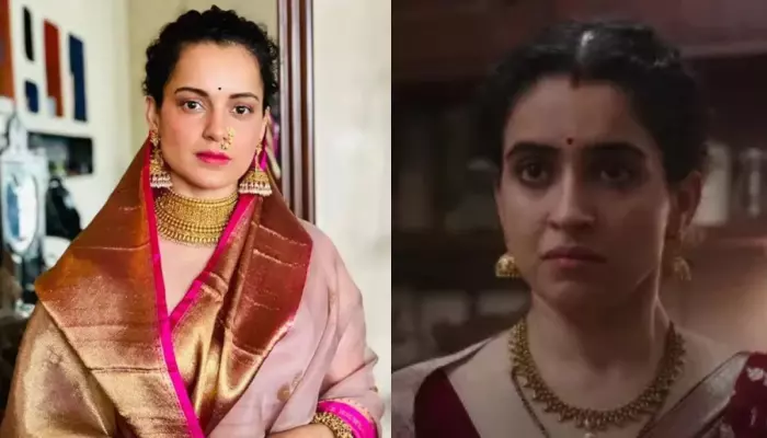 Kangana Ranaut Took Dig At Sanya’s ‘Mrs.’? Netizens React ‘She’s Scared Of Another Curly Hair Girl’