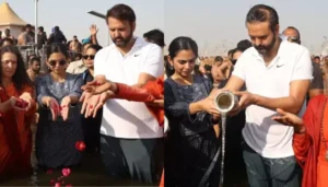 Isha Ambani Looks Vibrant As She Visits Mahakumbh&hellip;