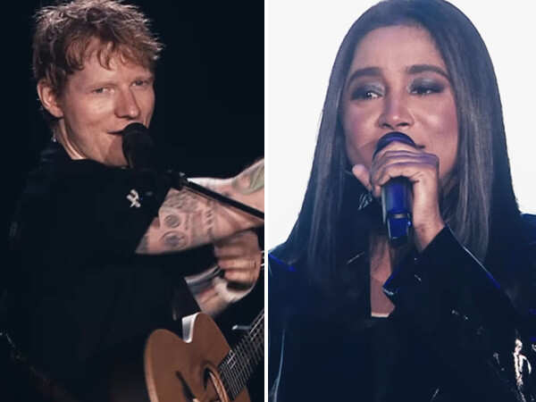 Ed Sheeran sings Chuttamalle with Shilpa Rao Janhvi…