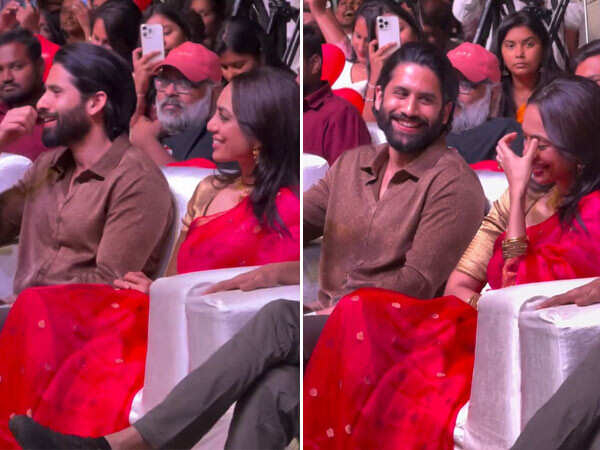 Watch: Sobhita Dhulipala and Naga Chaitanyaâs cute moment&hellip;