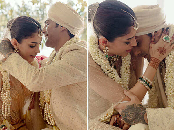Photos: Prateik Babbar and Priya Banerjees intimate wedding celebration
