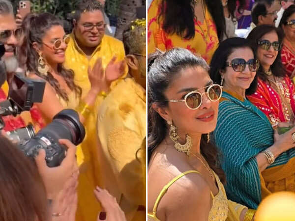 Priyanka Chopra grooves to Mahi Ve Chaiyya Chaiyya at Siddharths Haldi