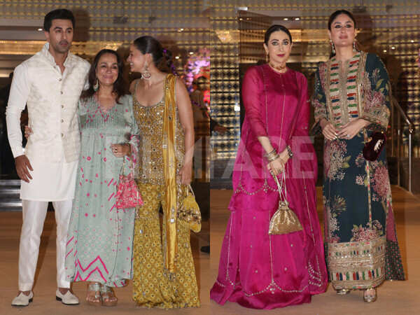 Pics: Kareena Alia Ranbir and More At Aadar Jain and Alekha Advanis Mehendi