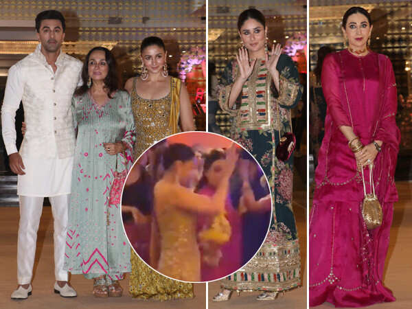 Watch: Alia-Ranbir Kareena and Karisma Dance To Taare…