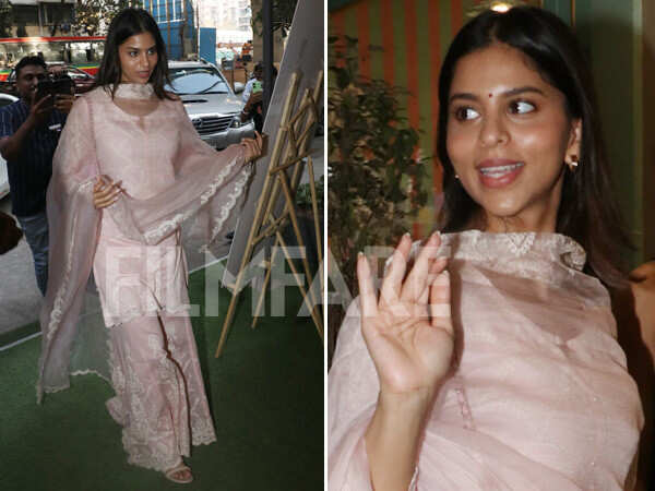 Pics: Suhana Khan looks lovely as she steps out to visit a salon