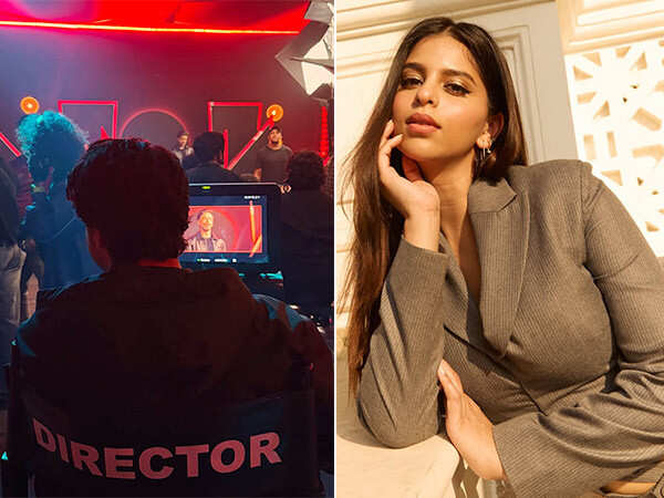 PHOTOS: Suhana Khan hypes up Aryan Khan on his directorial debut