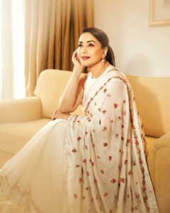 Madhuri Dixit Nene leaned into the coquette aesthetic&hellip;