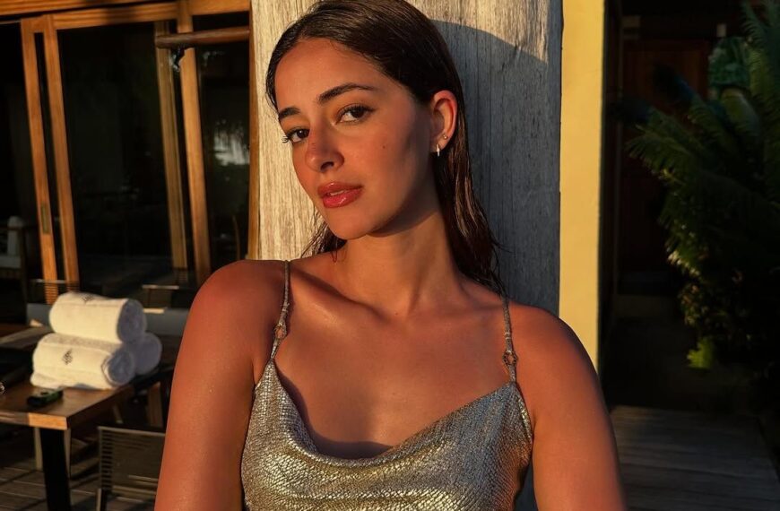 Ananya Panday’s vacation wardrobe was full of playful prints