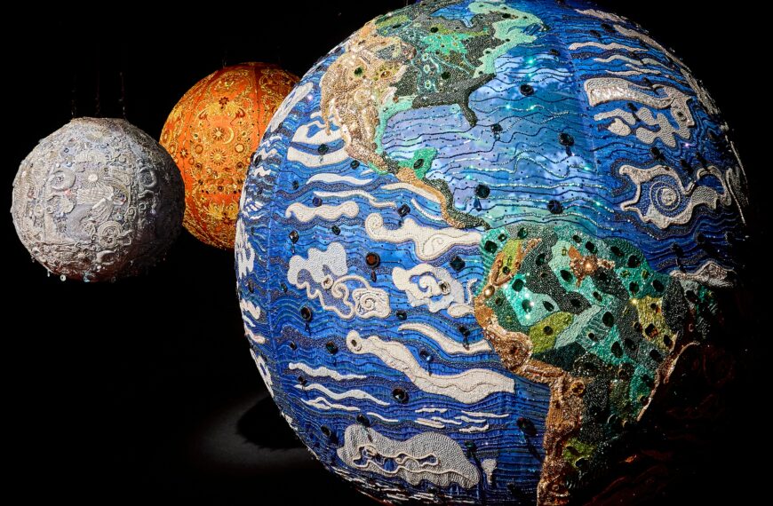 Pakistani artist Sara Shakeel’s new project reimagines the solar system in couture