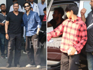 Pics: Ajay Devgn Aaman Devgan and Yug get&hellip;