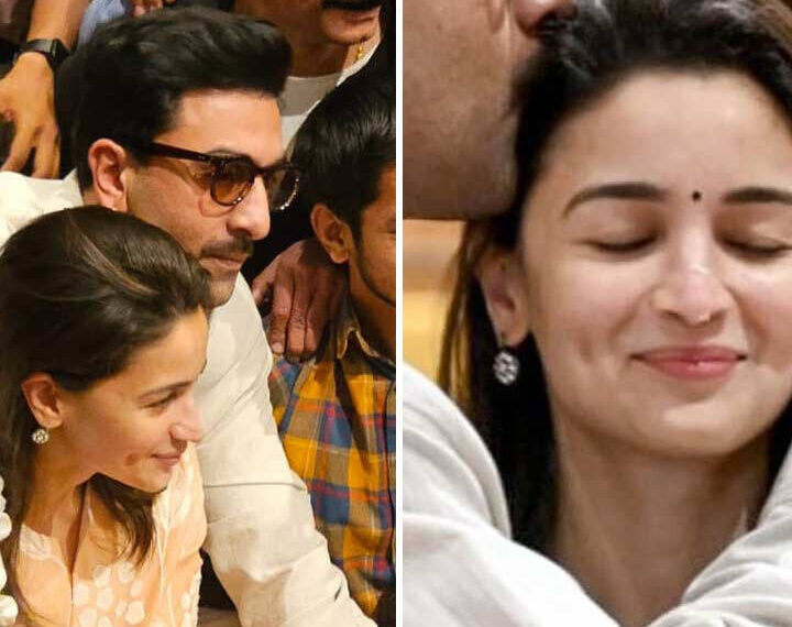 Ranbir Kapoor Puts Cake On Alia Bhattâs Nose Drops A Sweet Kiss At Pre-Birthday