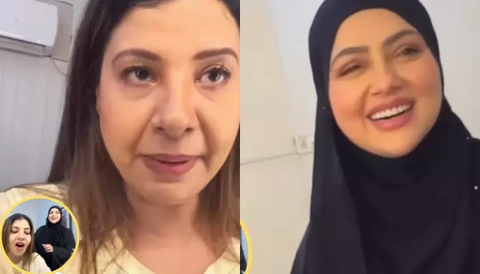 Sana Khan Forces Sambhavna Seth To Wear Her&hellip;