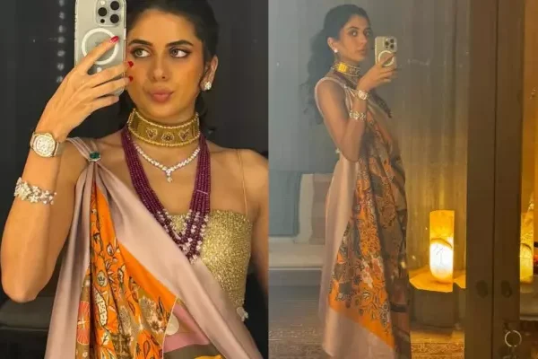 Indian Sisters Own Two Rare Hermes’ Silk Sarees,&hellip;