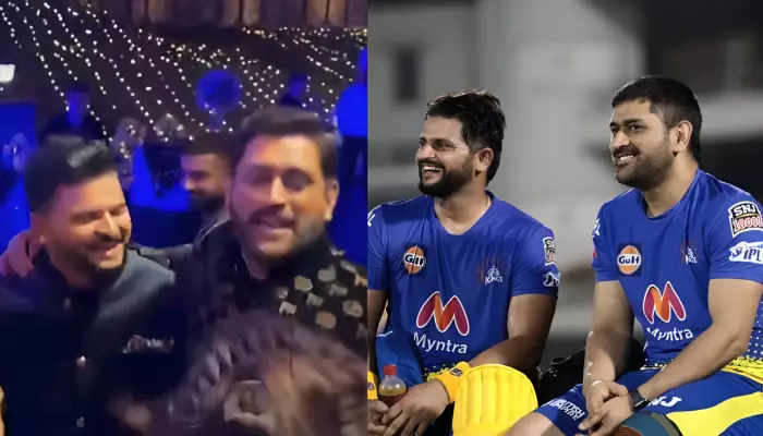 MS Dhoni And Suresh Raina Set Stage Ablaze With Their Dance Moves At Rishabh Pant’s Sister’s Wedding