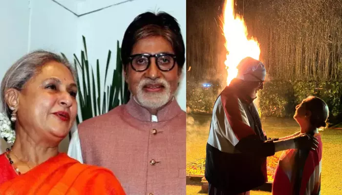 Amitabh Bachchan Looks Lovingly At Jaya, As They Kick-Start Holi With ‘Holika Dahan’ At Home