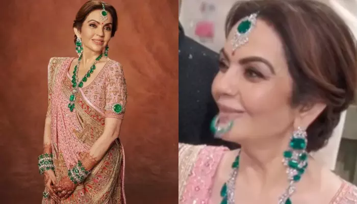 Nita Ambani’s Million-Dollar Emerald Nose Ring With Gigantic Diamond Falls Off In Kardashian’s Video