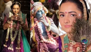 Bride Dresses Up As ‘Radha Rani’ For ‘Barsana-Holi’&hellip;