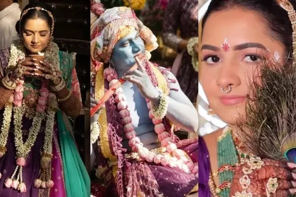 Bride Dresses Up As ‘Radha Rani’ For ‘Barsana-Holi’&hellip;