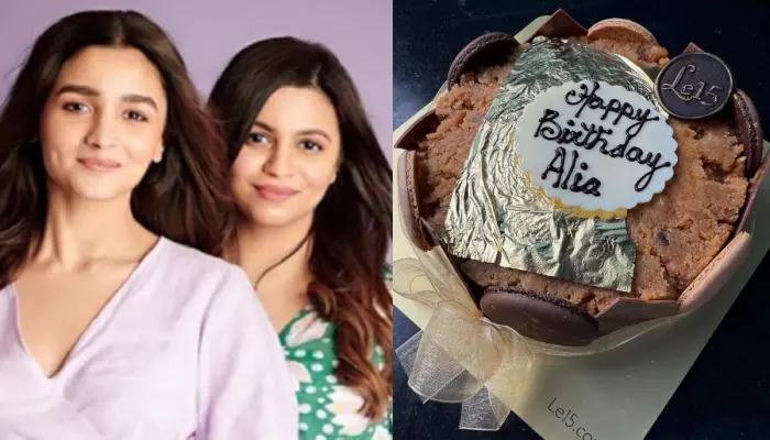 Alia Bhatt’s Sister, Shaheen, Got Special ‘Moong Dal Halwa’ Cake For Her 32th Birthday Celebration