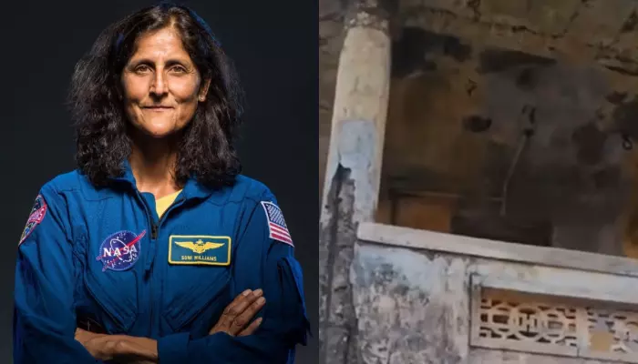 Sunita Williams’ Ancestral Home Where Her Parents Lived In Jhulasan, Now Cracked And Abandoned