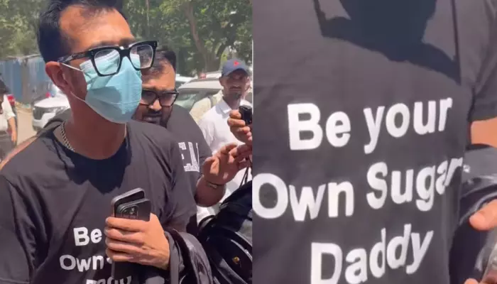 Yuzvendra Taunted Ex, Dhanashree By Wearing T-Shirt Saying ‘Be Your Own Sugar Daddy’ For Court Day