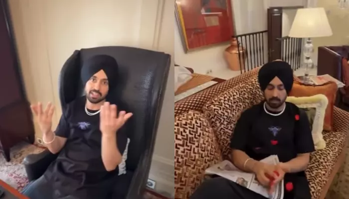 Diljit Dosanjh Gives His HOME TOUR, Tells Cameraperson To Not Show His Bedroom, ‘Tusi Andar Nai Jaa’