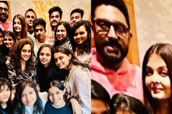Aishwarya Rai Mushily Poses With Abhishek At A…