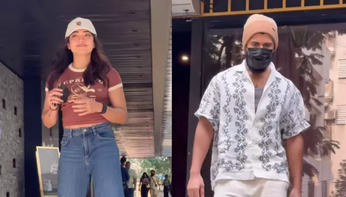 Rashmika Mandanna Spotted On Lunch Date With Rumoured BF Vijay Devarakonda Post ‘Sikandar’ Premiere