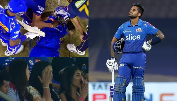 GT Vs MI: A Ball Strikes Suryakumar Yadav’s Helmet, He Falls Flat On The Ground, Wife Remains Tensed
