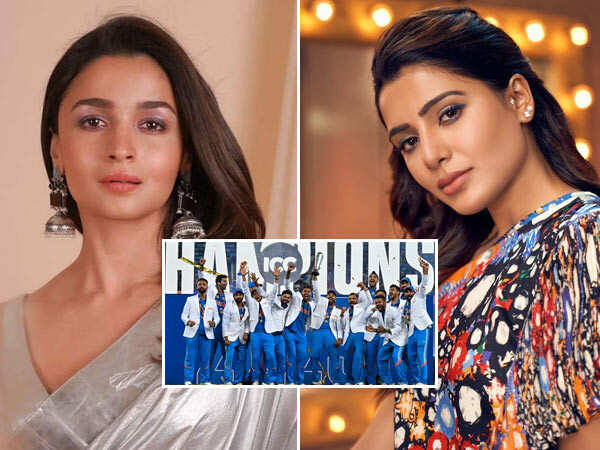 Alia Bhatt Kiara Advani Samantha and more react as India wins Champions Trophy