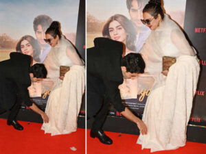 Watch: Ibrahim Ali Khan Touches Rekhas Feet At&hellip;