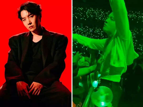 BTS J-Hope touched inappropriately by a fan during his performance in Mexico