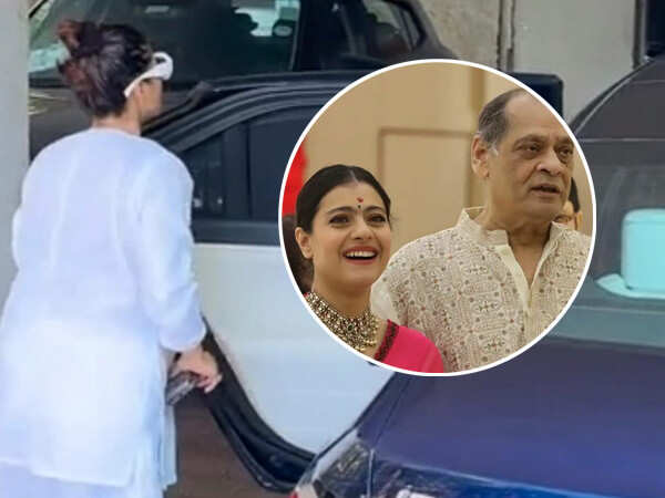 Kajol arrives at Ayan Mukerjiâs home after Deb Mukherjeeâs death