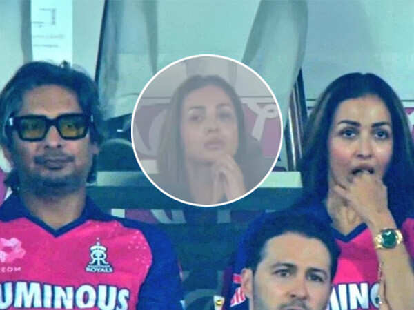 Malaika Arora Clicked With Former Sri Lankan Cricketer Kumar Sangakkara At IPL 2025