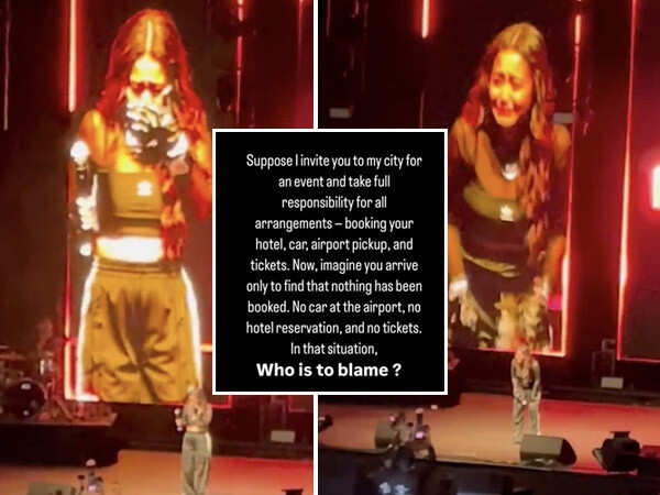 VIDEO: Neha Kakkar breaks down during her Melbourne concert after coming 3 hours late