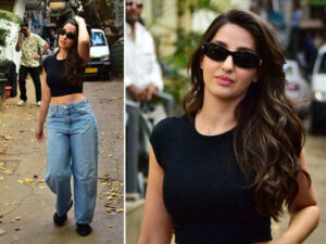 Photos: Nora Fatehi Turns Heads In A Blue&hellip;