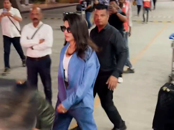 Priyanka Chopra spotted in Jaipur amid SSMB 29 shoot with SS Rajamouli