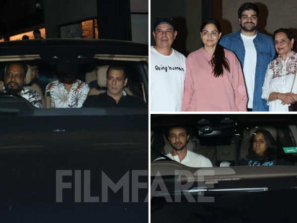 Pictures: Salman Khan Salim Khan Arbaaz Khan and more attend Sikandars special screening