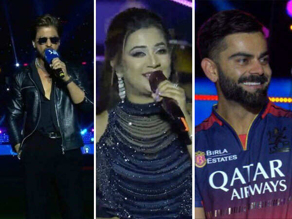 Pics : SRk Shreya Ghoshal Disha Patani and Karan Aujla Dazzle At IPL 2025 Opening Ceremony