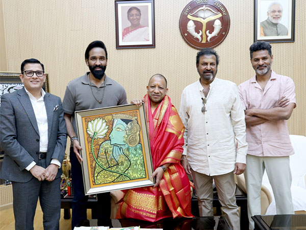 Prabhu Deva and Vishnu Manchu Meet CM Yogi Adityanath to Promote ‘Kannappa’