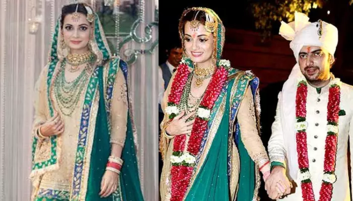 Dia Mirza Auctioned Her Bridal Dress, Green Gharara From First Wedding With Sahil Sangha, Hereâs Why
