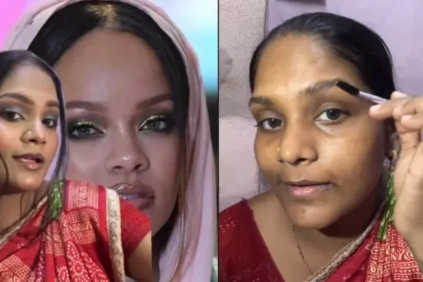 Kolhapur Mehendi Artist Recreates Rihanna’s Look From Anant&hellip;
