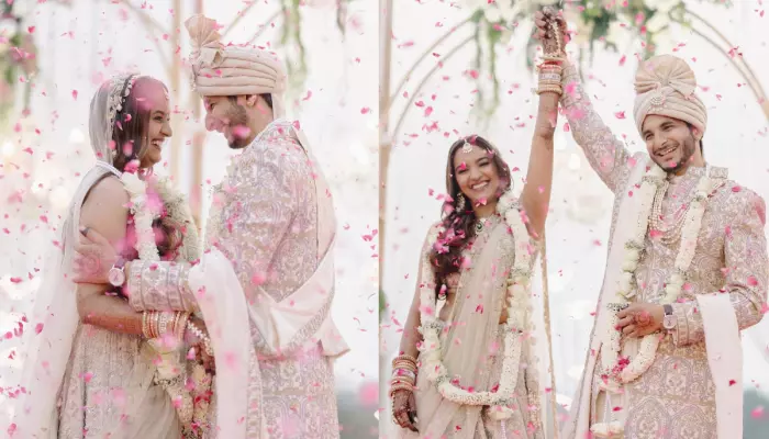Chess GM Vidit Gujrathi Weds Nidhi Kataria In A Starry Wedding, Vishwanathan, Gukesh Steal The Show