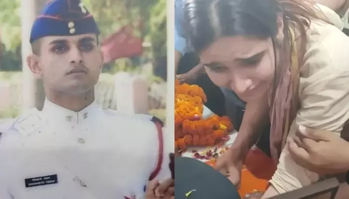 IAF Pilot, Siddharth’s Fiancee Fights Tears As She Talks About Him ‘He Resumed Duty On Engagement..’