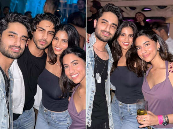 Suhana Khan and Aryan Khan are sibling goals&hellip;